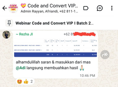 Code And Convert VIP Batch 3 - Vila Digital